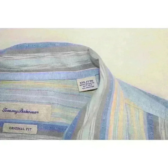 Tommy Bahama Men's Silk Blend Original Fit Relaxed Casual Tropical Shirt Sz. 2XL - Picture 7 of 16